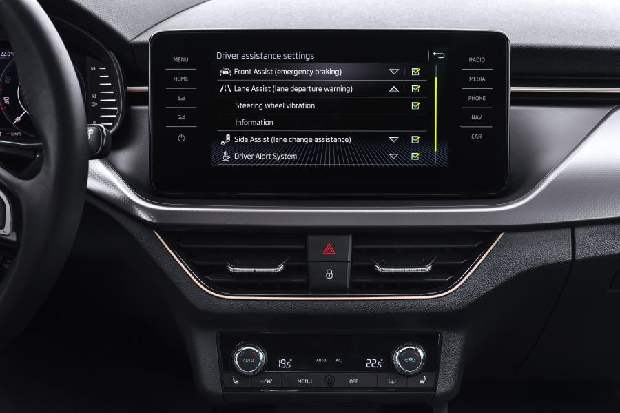 Детали интерьера Skoda Kamiq 2019 года  (WW) (фото 72 из 217)